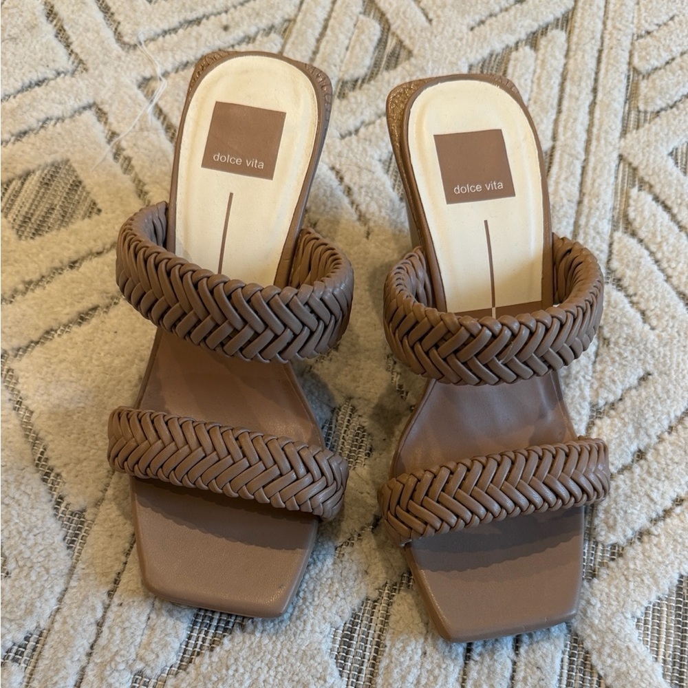 Dolce Vita Women's Brown Braided Sandals